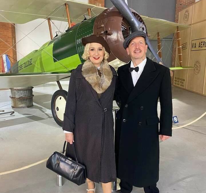 23/10/2021 Histoire vivante : Inauguration en costumes d’époque du quartier de Montaudran (Toulouse)