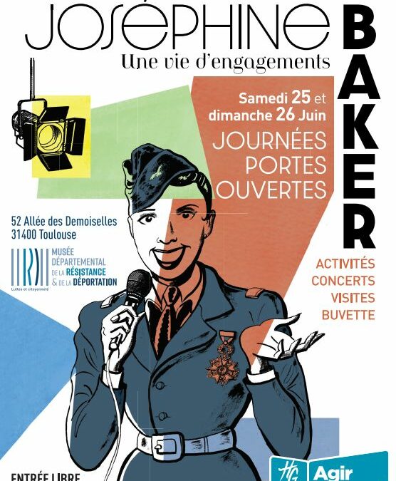 25/06/2022 : Inauguration de l’exposition temporaire de Joséphine BAKER au Musée de la Résistance de Toulouse